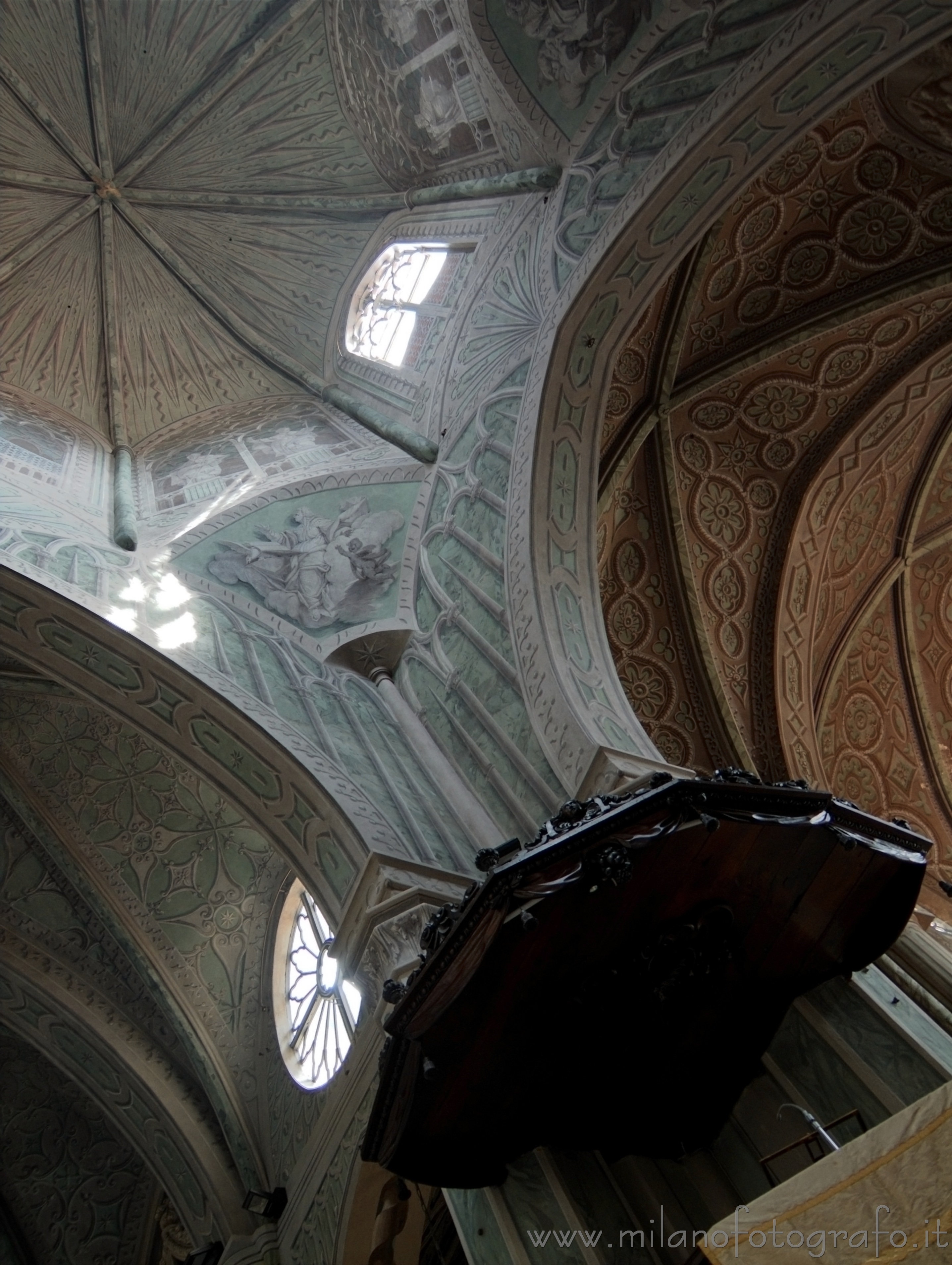 Biella (Italy) - Detail of the interior of the Cathedral of Biella